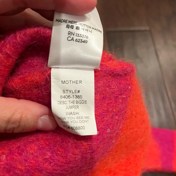 MOTHER The Biggie Jumper Pullover ⭐️flaws - Picture 9 of 13